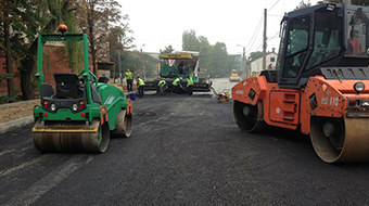 Укладка асфальта в Богуславе