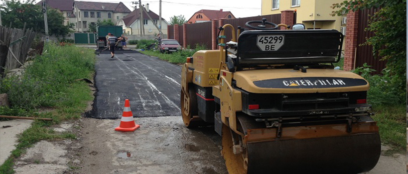 асфальтирование дорог в Бородянке