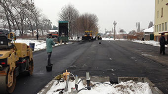 Укладка асфальта в Чернигове