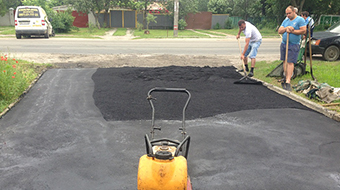 Укладка асфальта в Вишневом