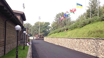 Укладка асфальта в Украинке